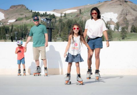 The Village at Palisades Tahoe, Roller Skating at High Camp