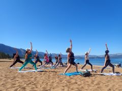 Beach Yoga Sessions Practice Yoga on the Beach